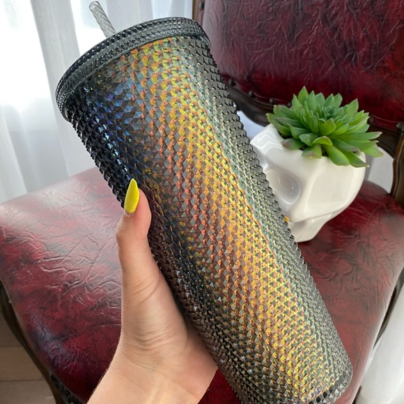 🆕 Starbucks venti Dark Unicorn black gold iridescent studded tumbler fall 2020 - Picture 3 of 3